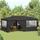 vidaXL Profi-Partyzelt 4 x 6 m inkl. 4 Seitenteile Anthrazit