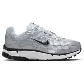 Nike P-6000 Damen White/Black/Metallic Silver 40