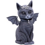 Nemesis Now Große Malpuss Winged Okkulte Katze, schwarz, 24 cm