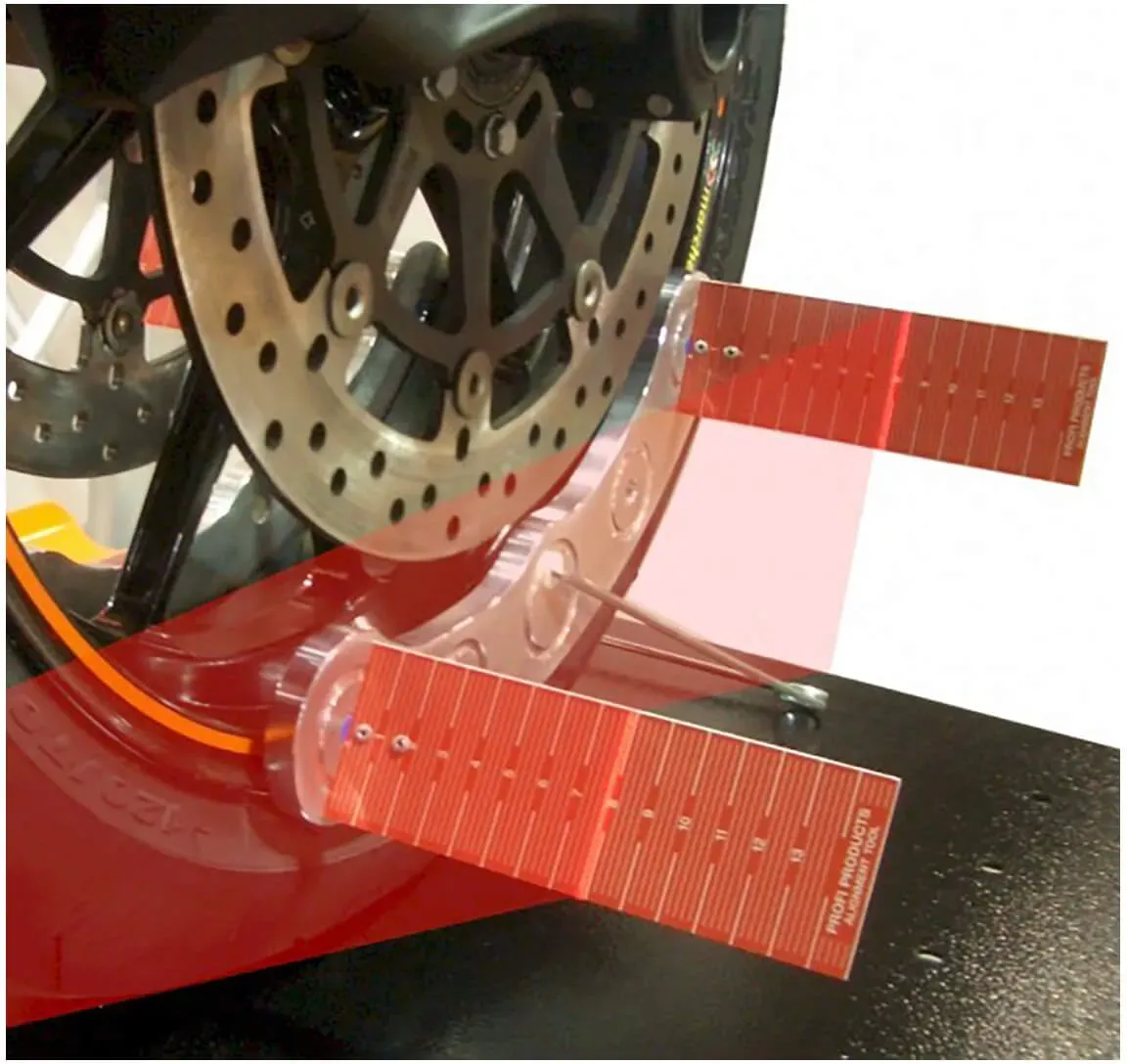 PROFI PRODUCTS Profi Laser S-BAT Komplettsystem zur Fahrwerks-Vermessung