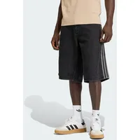 adidas FIREBIRD ADICOLOR JEANS-JORTS - True Black Denim - 33"