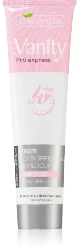 Bielenda Vanity Pro Express Peelingcreme für Hände, Schultern und die Leistenregion für empfindliche Oberhaut Pink Aloe 75 ml