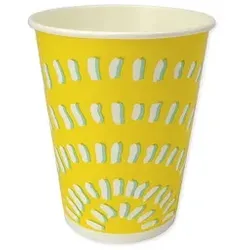 SWS 2000 Trinkbecher Getränkebecher Kaltgetränkebecher Sunrise 0,3 l gelb PEFC
