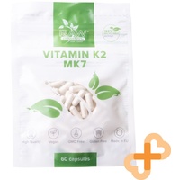 Raw Powders Vitamin K2 60 Kapseln Blut Koagulation Stütze Knochen Gesundheit