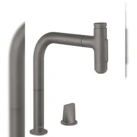 Hansgrohe Metris Select M71 Einhebelmischer Brushed Black
