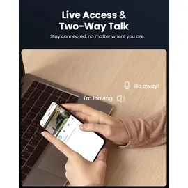 ZOSI AuroraLux 4K WLAN Überwachungskamera Außen 8MP Weiß