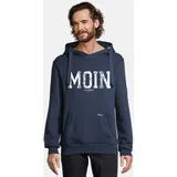 salzhaut Hoodie HEFF - MOIN Hoodie Navy/Weiß M