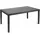 Dmora Imola Gartentisch 138 x 78 x 72 cm Anthrazit