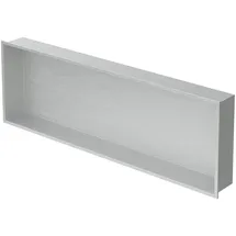 luxebath Duschnische Silber aus Edelstahl Wandnische Duschablage