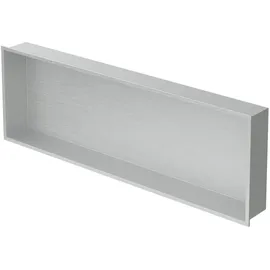 luxebath Duschnische Silber aus Edelstahl Wandnische Duschablage