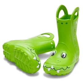 Crocs Handle It Gummistiefel Krokodil grün 22