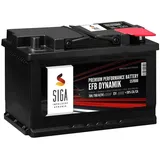 SIGA Autobatterie EFB 70Ah 760A/EN 12V Starterbatterie Start Stopp Batterie