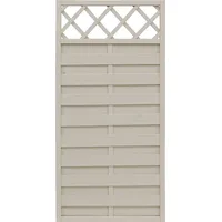 Andrewex Sichtschutzzaun Element Country 90 x 180 cm cream
