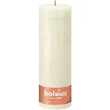 Bolsius Rustik Stumpenkerze 30 x 10 cm weiche perle