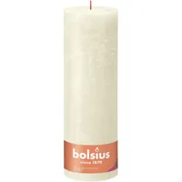 Bolsius Rustik Stumpenkerze 30 x 10 cm weiche perle