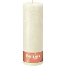 Bolsius Rustik Stumpenkerze 30 x 10 cm weiche perle