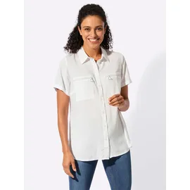 Inspirationen Longbluse weiß 44