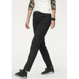 KangaROOS Chinohose gerade schwarz 36