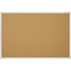 Magnetoplan Design-Pinboard Pinwand Korktafel SP - (B)180x(H)90cm - Braun -Kork - Aluminiumrahmen