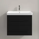 Villeroy & Boch Waschtischunterschrank 2 Auszüge 62,6 x 51,4 x 48,4 cm Volcano Black