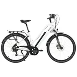 AsVIVA B15 E-Bike 28 Zoll, Shimano 7-Gang, Akku, LED-Display - Weiß