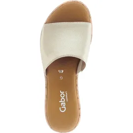 Gabor (0) Klassische Pantoletten Damen 31393931363039 Beige 40 1/2 EU - Beige - 40,5