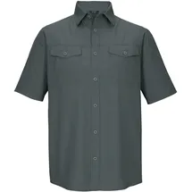 KILLTEC Herren, Funktionshemd/Outdoorhemd Kurzarm Schnelltrocknend KOS 63 MN WVN SHRT, dunkelgrün, L, 43777-000