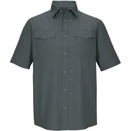KILLTEC Herren, Funktionshemd/Outdoorhemd Kurzarm Schnelltrocknend KOS 63 MN WVN SHRT, dunkelgrün, L, 43777-000