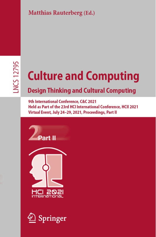 Culture And Computing. Design Thinking And Cultural Computing  Kartoniert (TB)