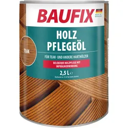 BAUFIX Holz-Pflegeöl teak, seidenmatt, 2.5 Liter