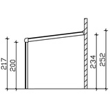 SKANHOLZ Genua 541 x 257 cm anthrazit