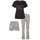 VIVANCE DREAMS Damen Pyjama grau-gemustert Gr.40/42