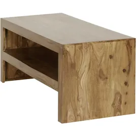 Wohnling Couchtisch Sheesham Braun 110 x 45 x 45 cm