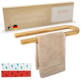 HENNEZ Handtuchstange Ohne Bohren Braun