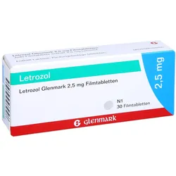 Letrozol Glenmark 2,5 mg Filmtabletten 30 St