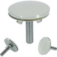 tecuro Hahnlochstopfen Deckrosette Ø 53 mm Messing Weiß