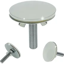 tecuro Hahnlochstopfen Deckrosette Ø 53 mm Messing Weiß