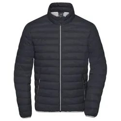 Herren Daunenjacke JN1140, graphit/silber, Größe 3XL - graphit - 3XL