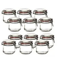 BigDean Drahtbügelglas 600 ml 12 St.