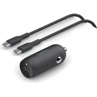Belkin BOOST Charge 30W USB-C Kfz-Ladeger.+Kab.CCA004bt1MBK-B6