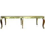 Riesiger Langer Casa Padrino Barock Luxus Esstisch Gold 300 cm x 100 cm - Esszimmer Tisch - Italy - Luxury Collection - Gold