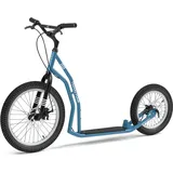 Yedoo Scooter Yedoo Four Tretroller mit Luftreifen 20/16 und Scheibenbremsen Blau - Blau