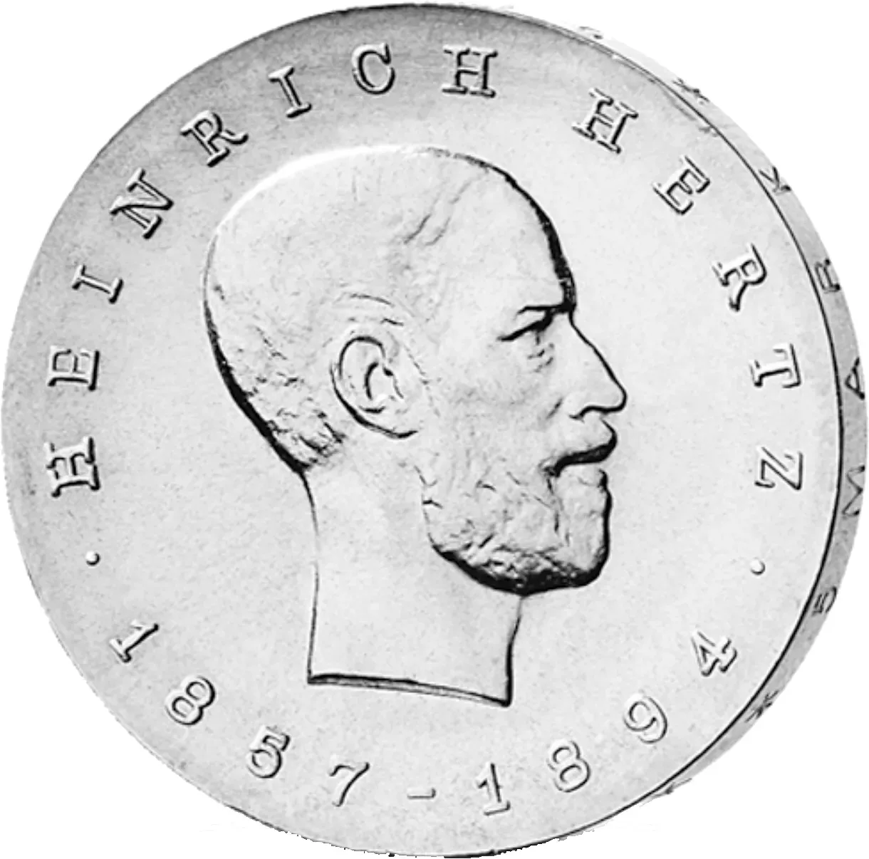 5 DDR Mark 1969 Heinrich Hertz