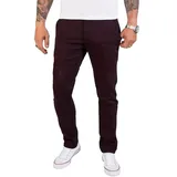 Rock Creek Chinohose Slim Fit Rot W33/L30