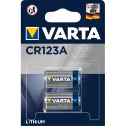 VARTA Batterie Profess. CR123A 2er Blister, 3,0V