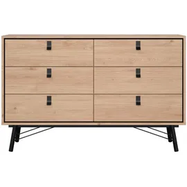 Andas »Ry Aufbewahrung, Schubladenschrank, Stauraum,«, Sideboard mit 6 Schubladen, Breite 150 cm, Höhe 95 cm, Massivholzbeine