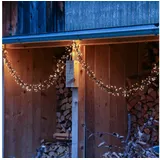 MARELIDA LED Solar Büschellichterkette - Cluster - 768 bernstein LED - 7m - 8 Modi - per ...