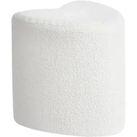 Beliani Pouf SCOTIA Polyester 40 x 44 x 33 cm Weiß