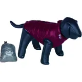 Nobby Hundemantel Light bordeaux-grau