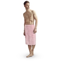 BestLivings Sauna Kilt Herren "Flauschig" Rosa - 60x145cm One